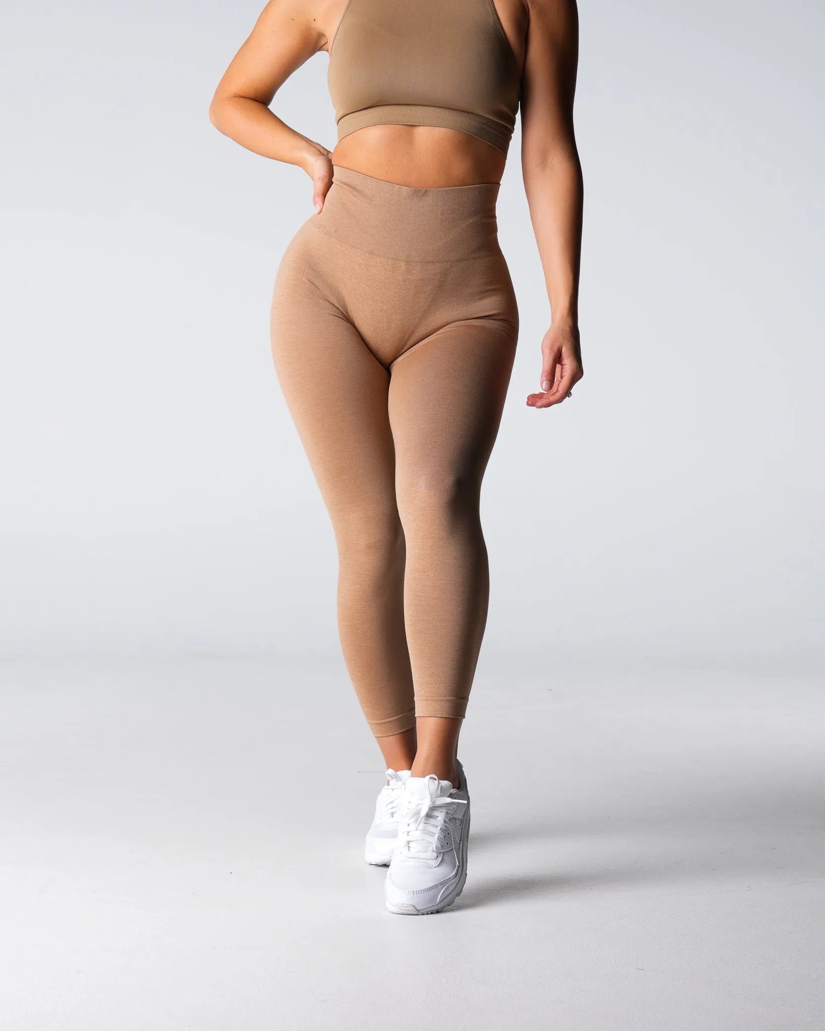 Beige Shape Seamless Leggings