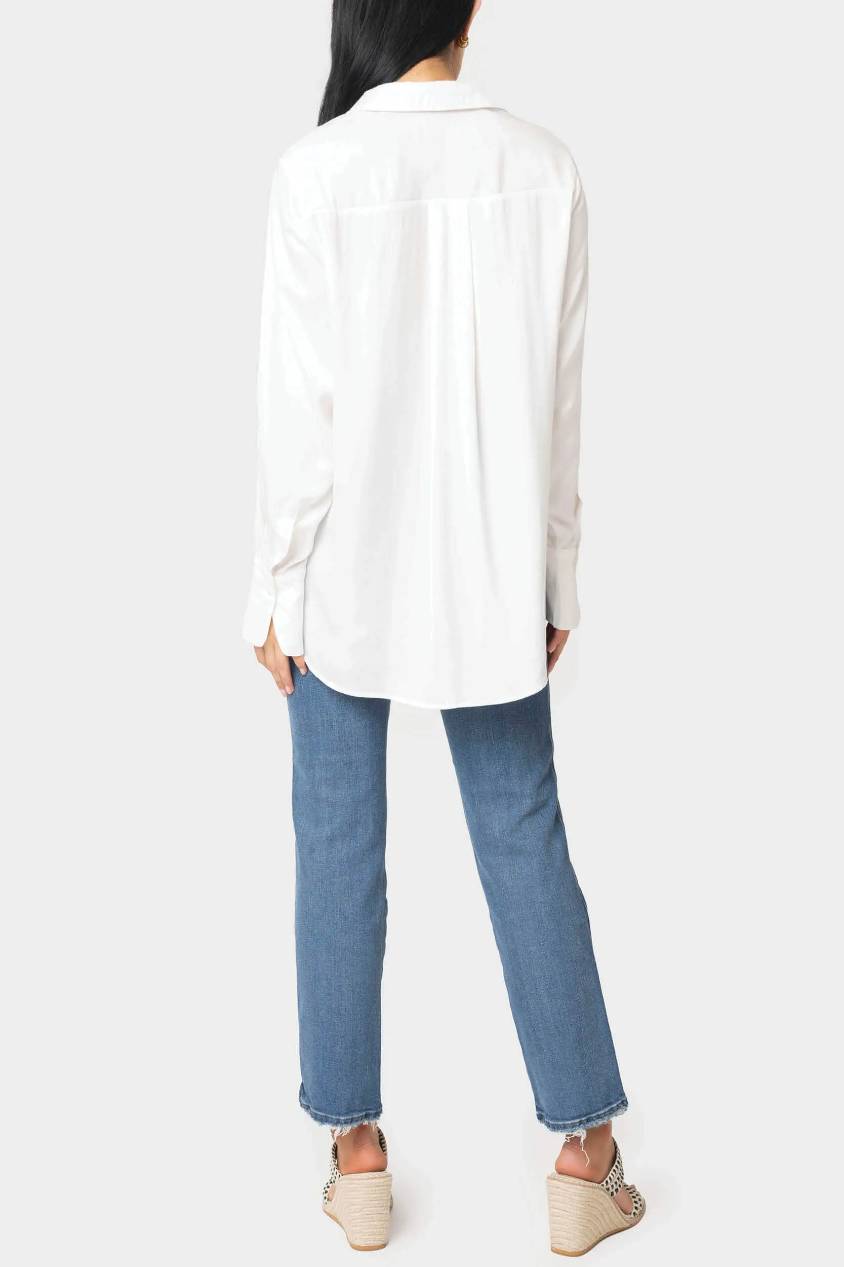 Button Front Shirt Blouse