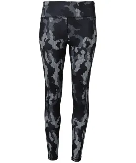 Camo Charcoal - Women's TriDri® performance Hexoflage® leggings