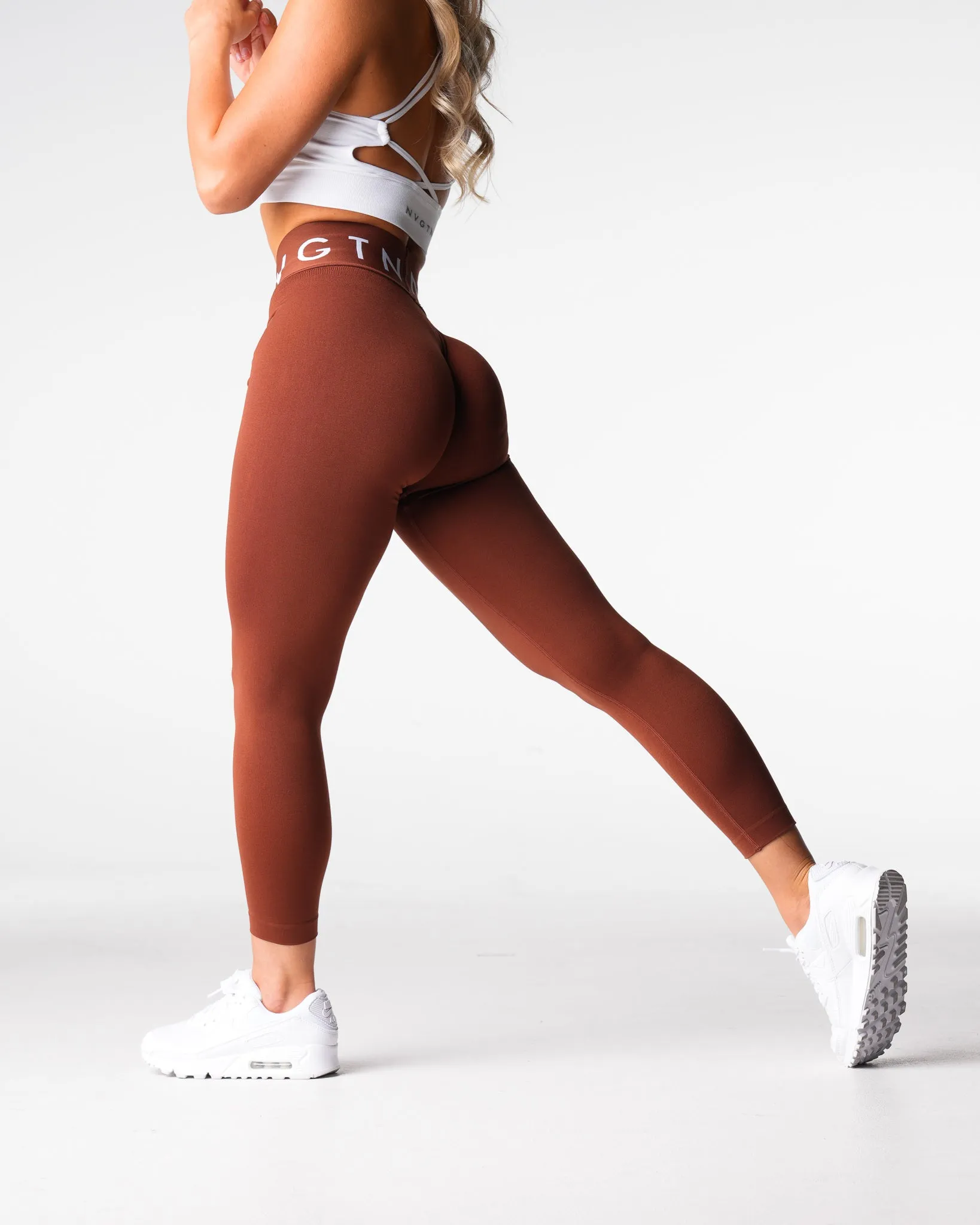 Chocolate Sport Seamless Leggings