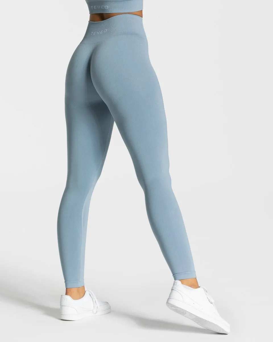 Classy Leggings "Stahlblau"