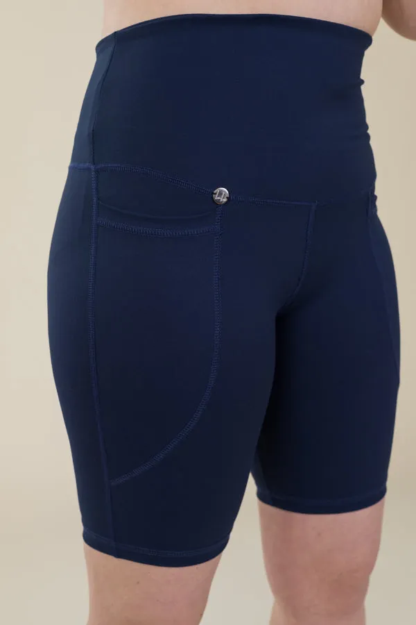 Comfort Max Navy 2 Pocket Cycling Leggings