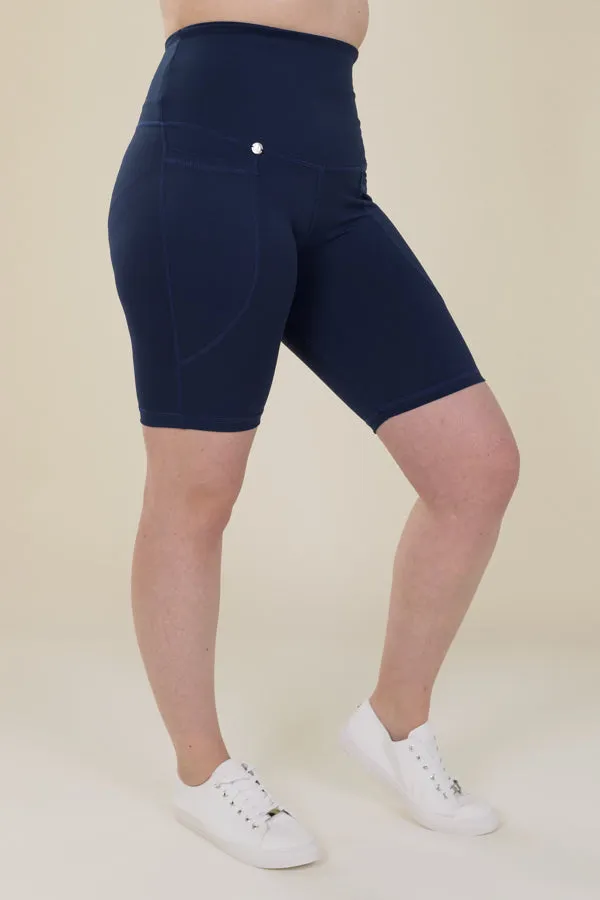 Comfort Max Navy 2 Pocket Cycling Leggings