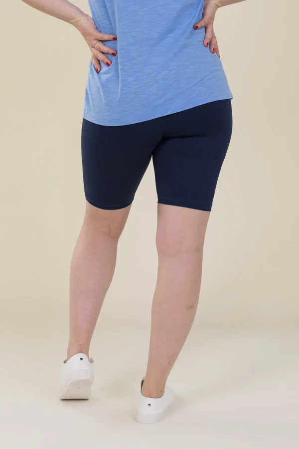 Comfort Max Navy 2 Pocket Cycling Leggings