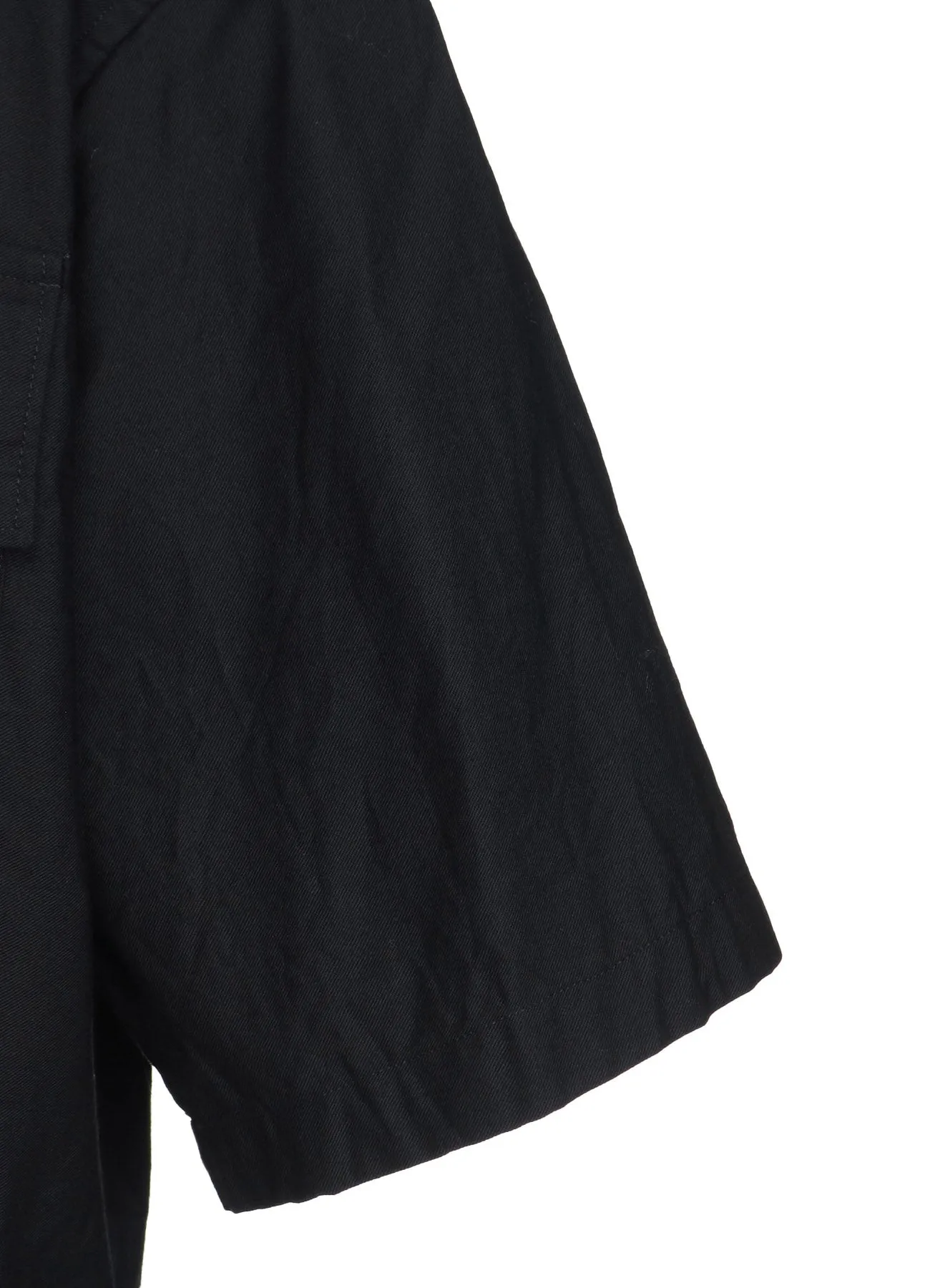 COTTON TWILL OVERSIZE SHORT-SLEEVED SHIRTS WITH FLAP POCKETS