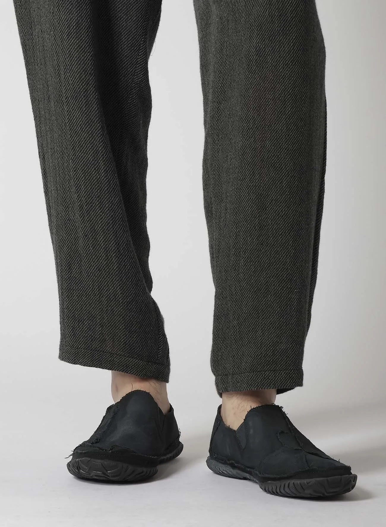 C/SOFT TWEED M-SEAM FLAP POCKET PANTS