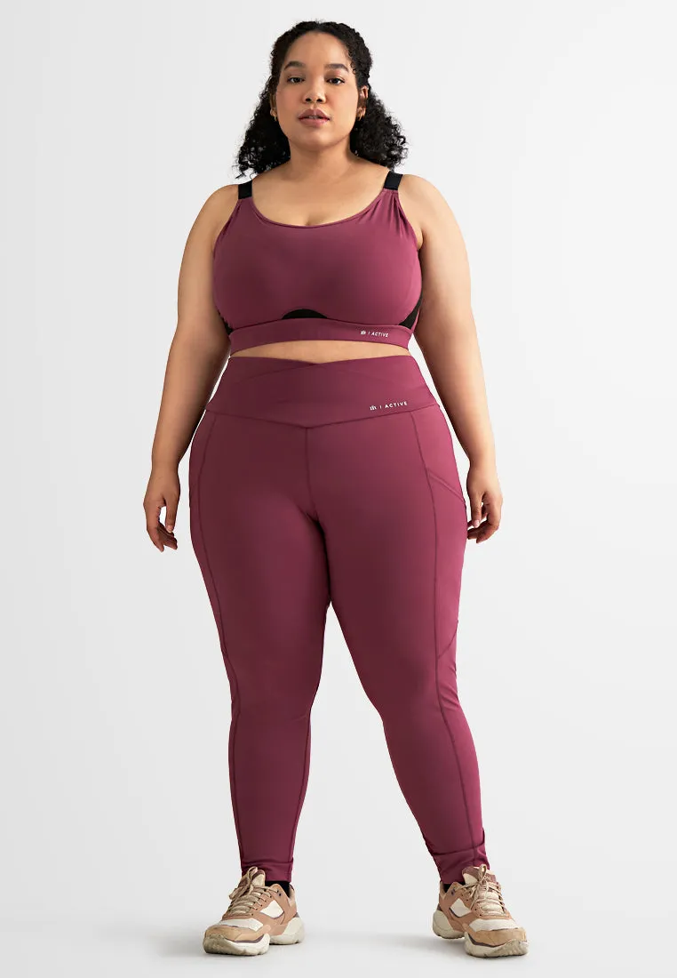 Energy Cross Over Waist Active Leggings