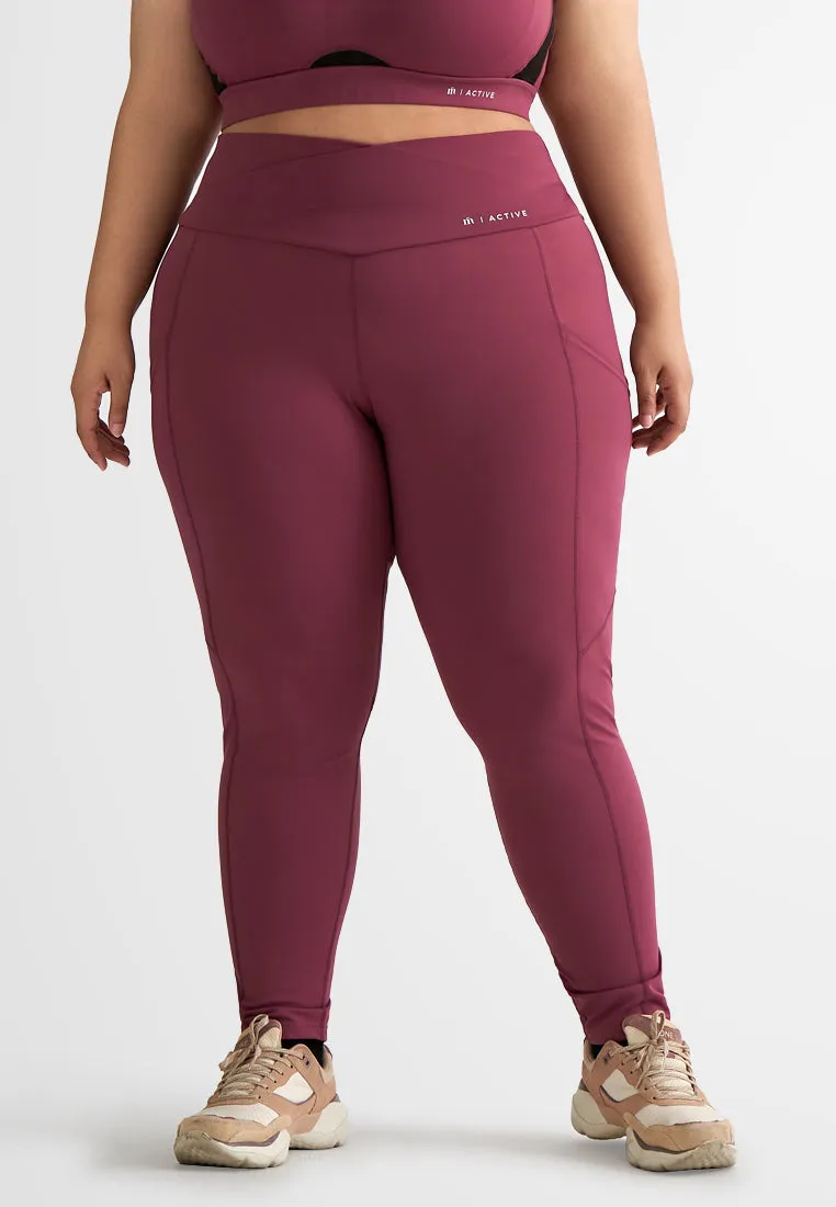 Energy Cross Over Waist Active Leggings