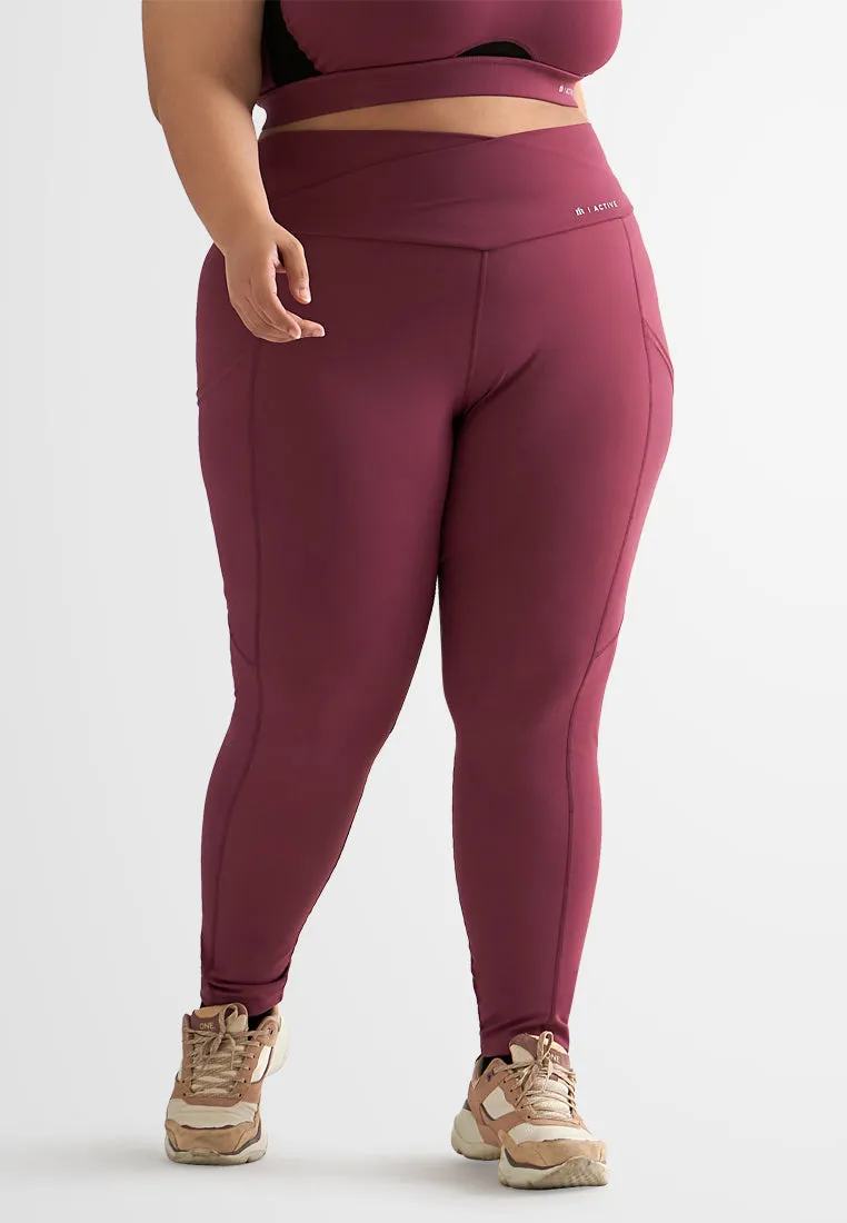 Energy Cross Over Waist Active Leggings