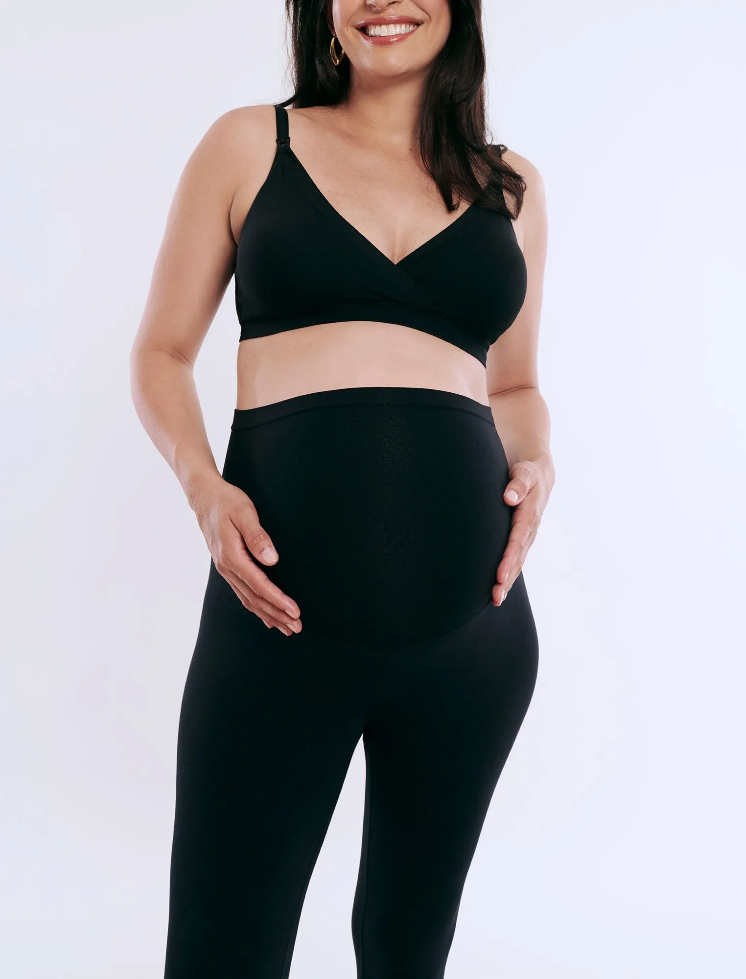 Essential Stretch Secret Fit Belly® Maternity Crop Leggings