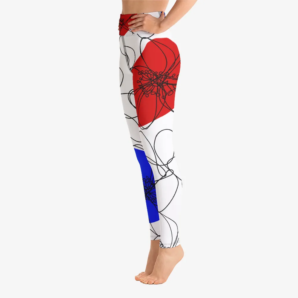 Floral Leggings "Daisy Doodles"