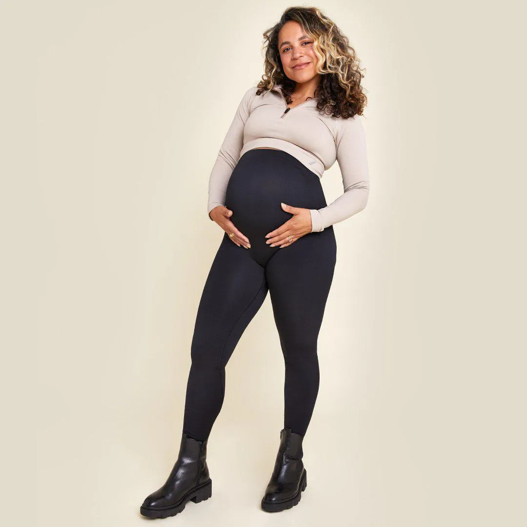 Freerider Co. Maternity Bump Support Leggings - Black