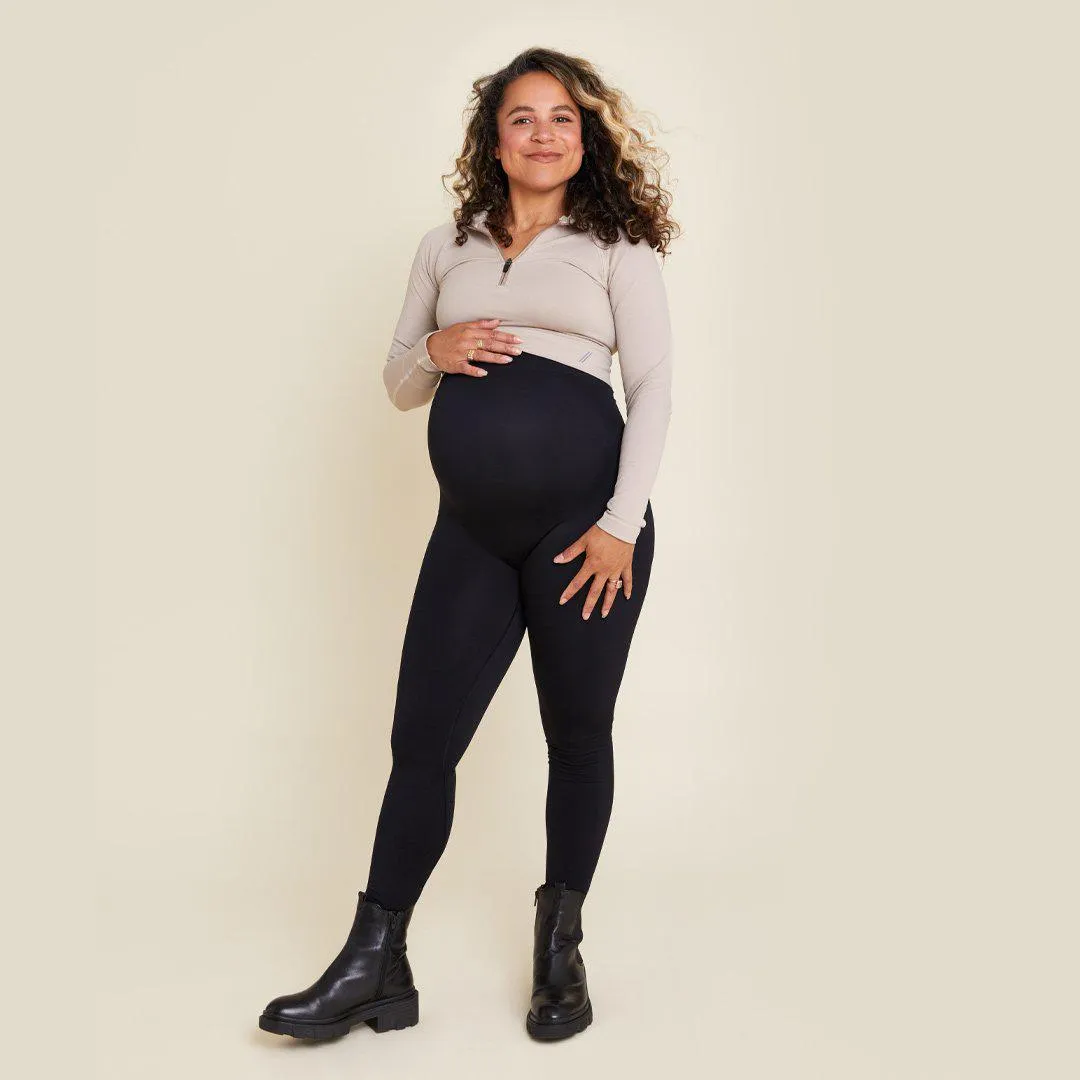 Freerider Co. Maternity Bump Support Leggings - Black