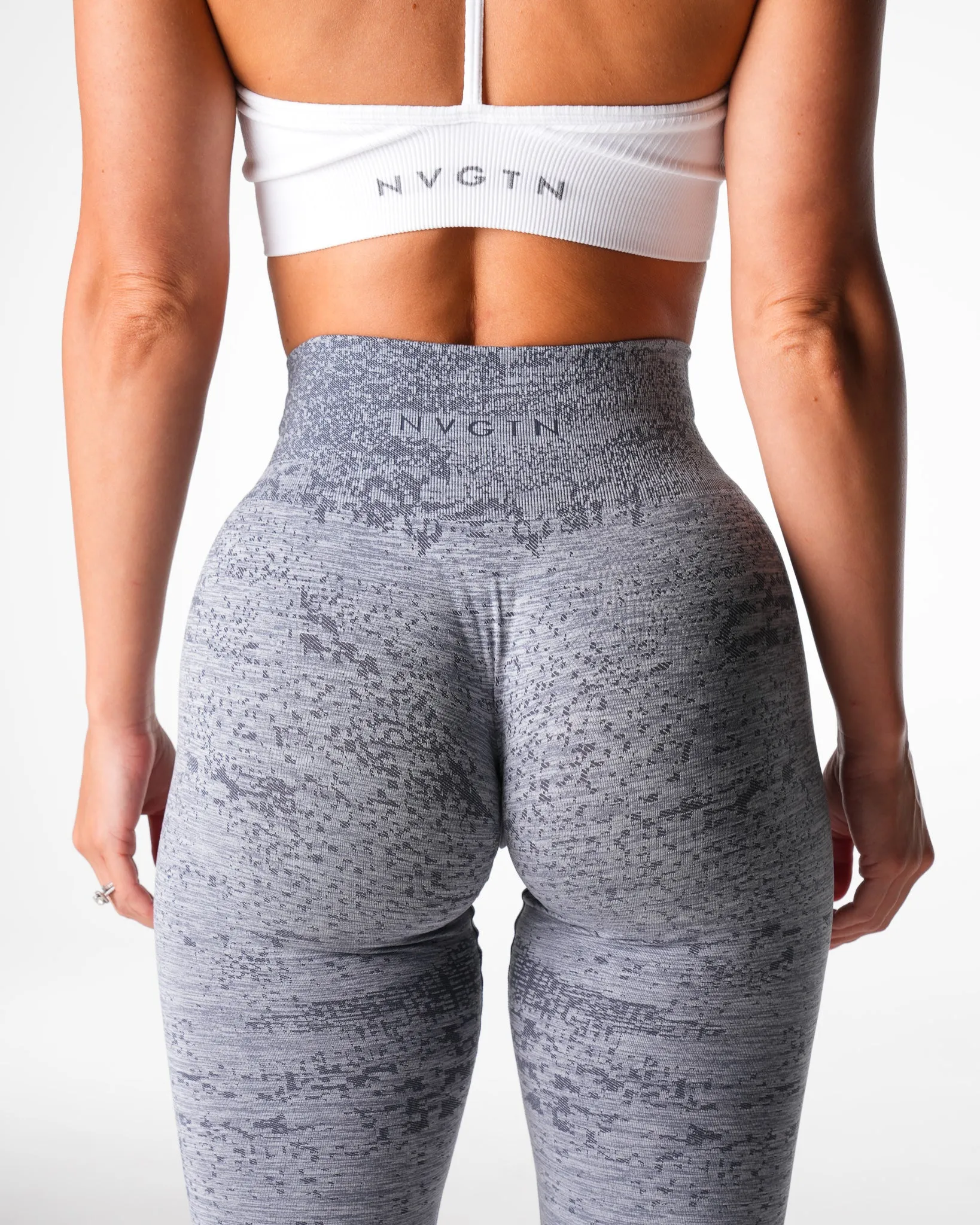 Grey Digital Seamless Leggings