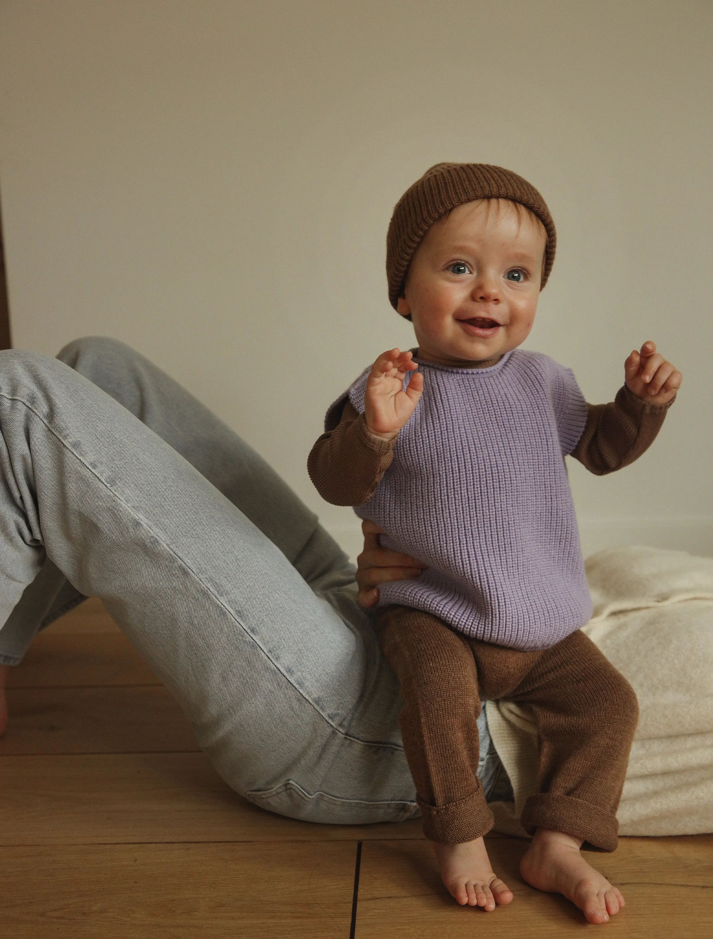 Guido Baby Pants in Mocha