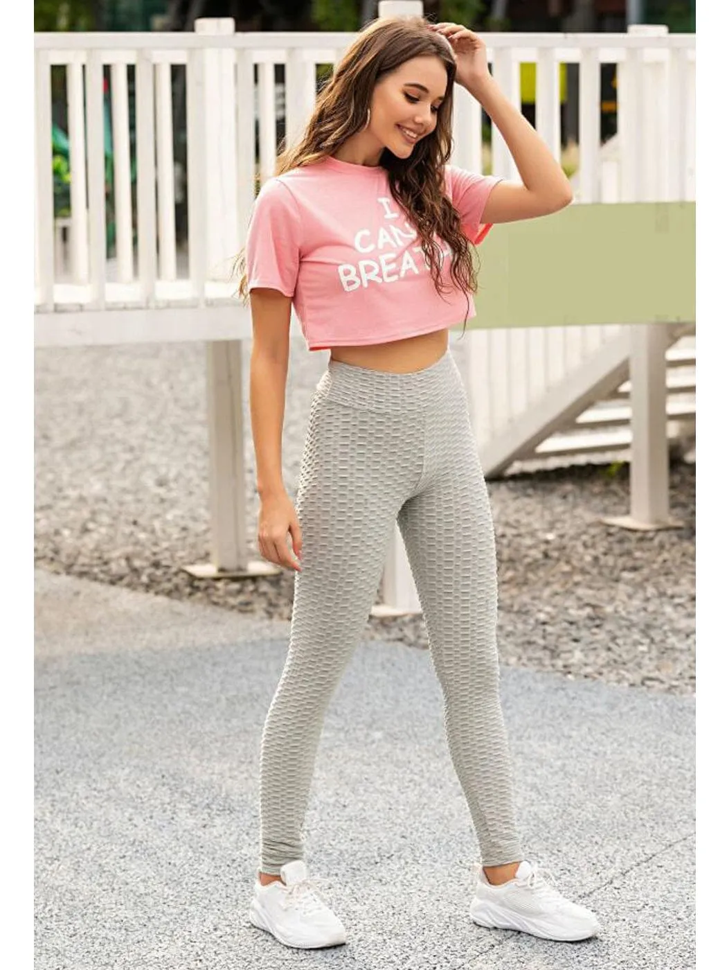 High Waisted Yoga Pants Tummy Control Booty Leggings