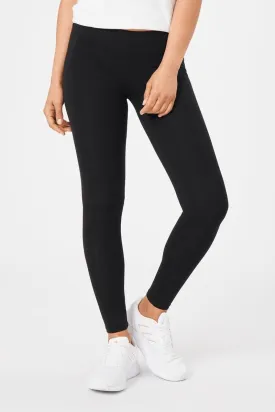 INSPORT WOMEN'S ESSENTIAL FULL LENGTH BLACK TIGHTS