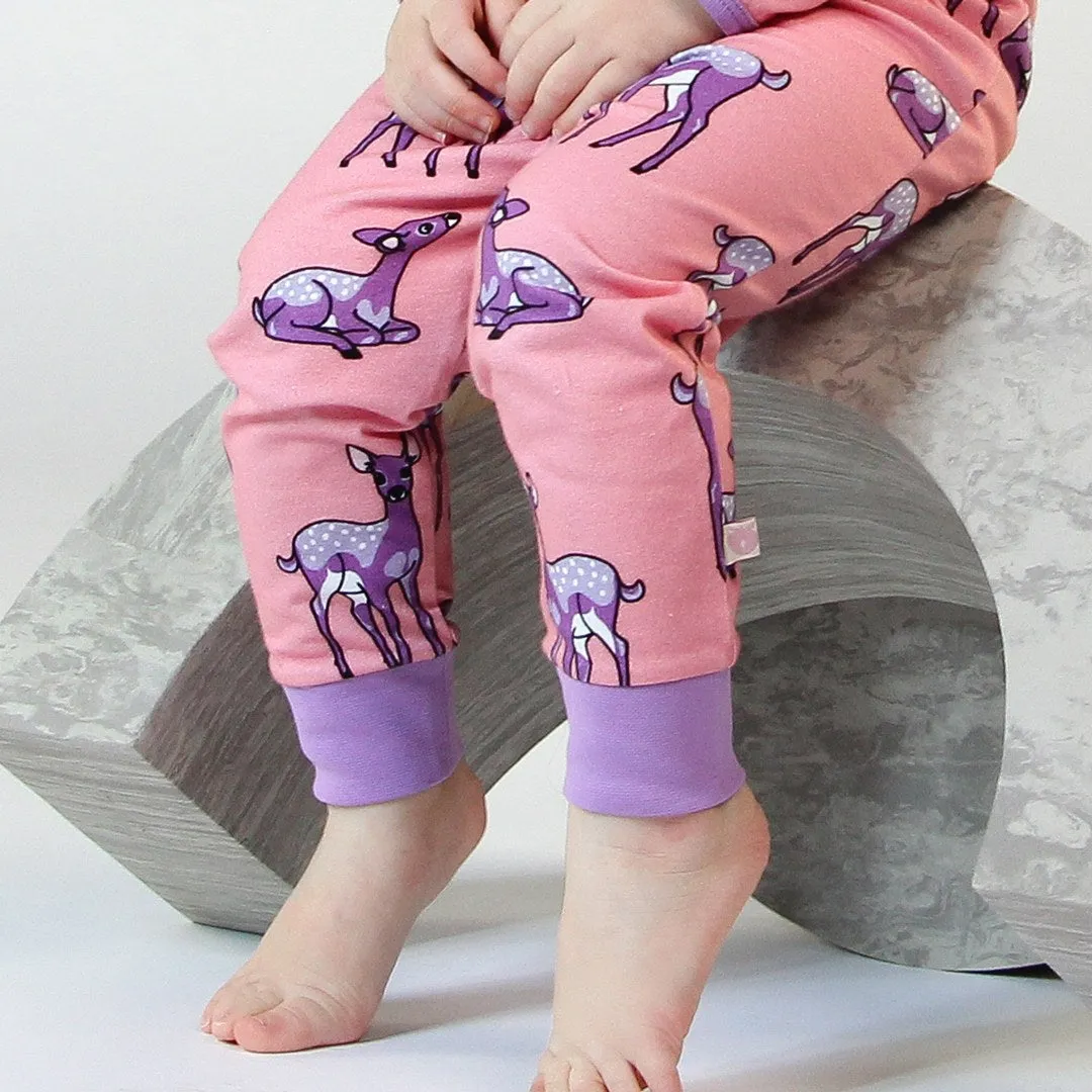 Leggings for baby with deer