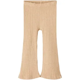 Lil'Atelier Warm Sand Niva Bootcut Leggings