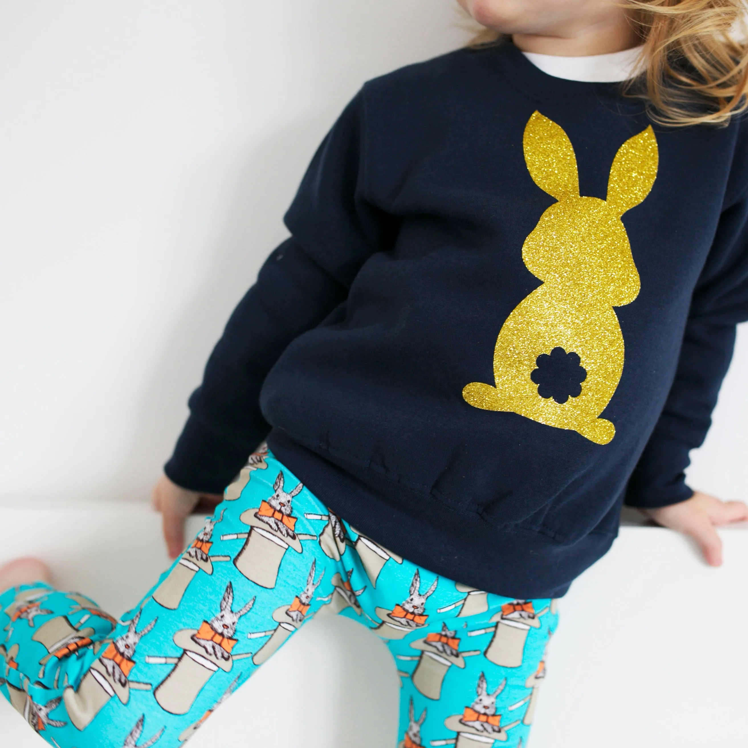 Magic Bunny Print Leggings