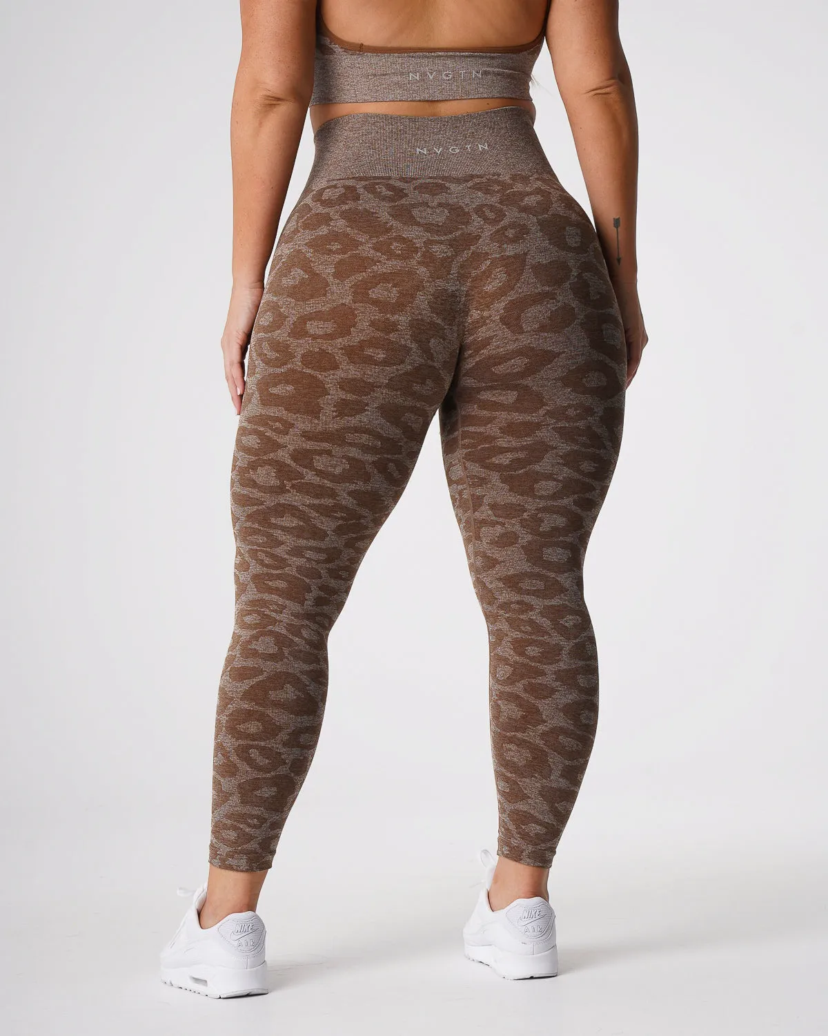 Mocha Leopard Seamless Leggings