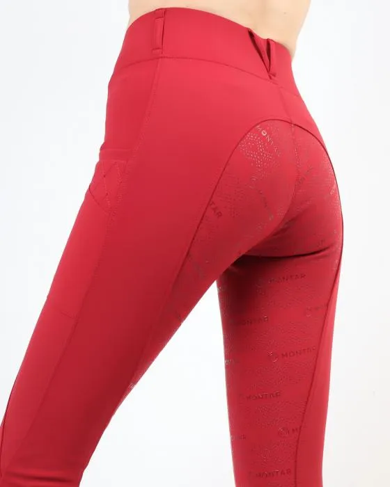 Montar Hilma Tone in Tone Crystal Pull On Fullseat Tights