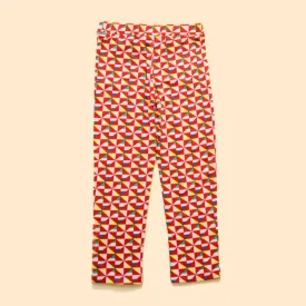 Organic Cotton Baby Girl Leggings - Pinwheel