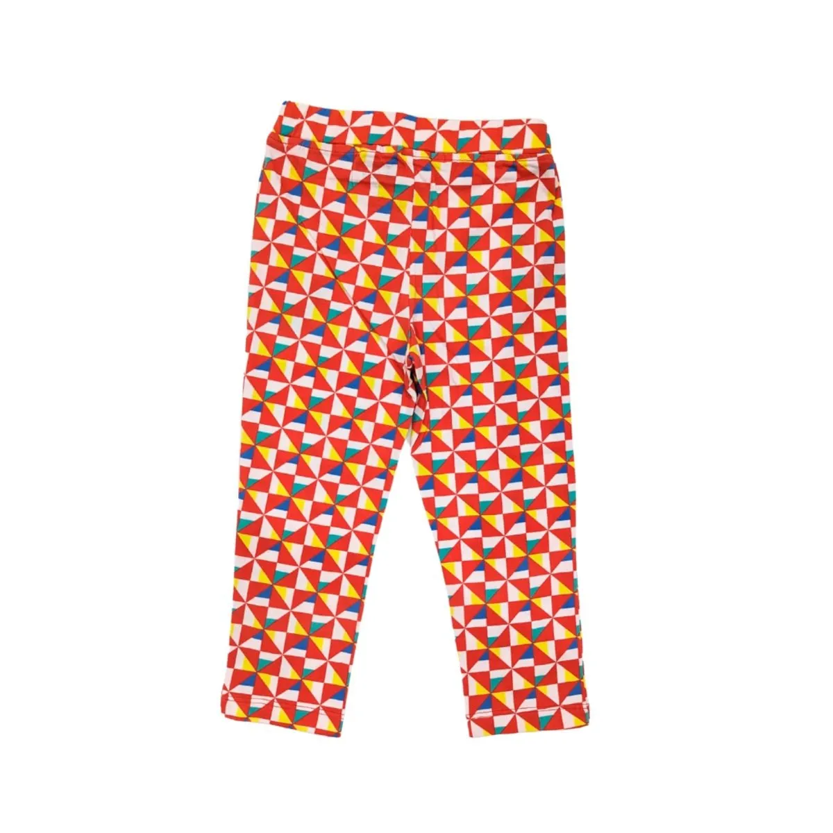 Organic Cotton Baby Girl Leggings - Pinwheel