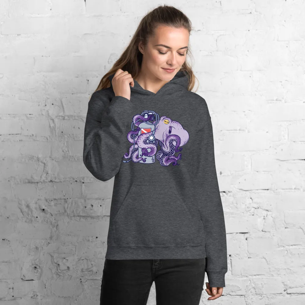 Purple Octogen - I'm a Sucker for Scuba Hoodie - Unisex (Warehouse)