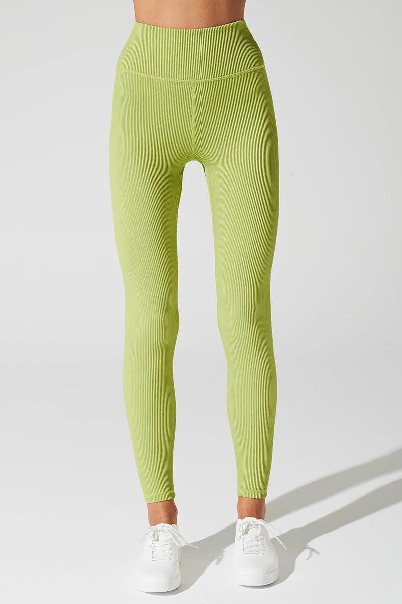 Querida High Waist R Legging - Green Smoke