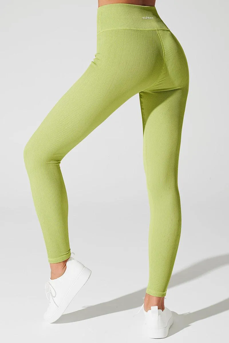 Querida High Waist R Legging - Green Smoke