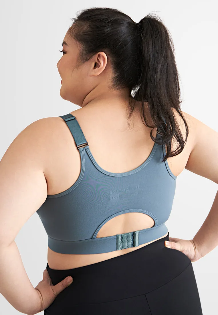 Robust Crop Top Style Sports Bra - Light Green