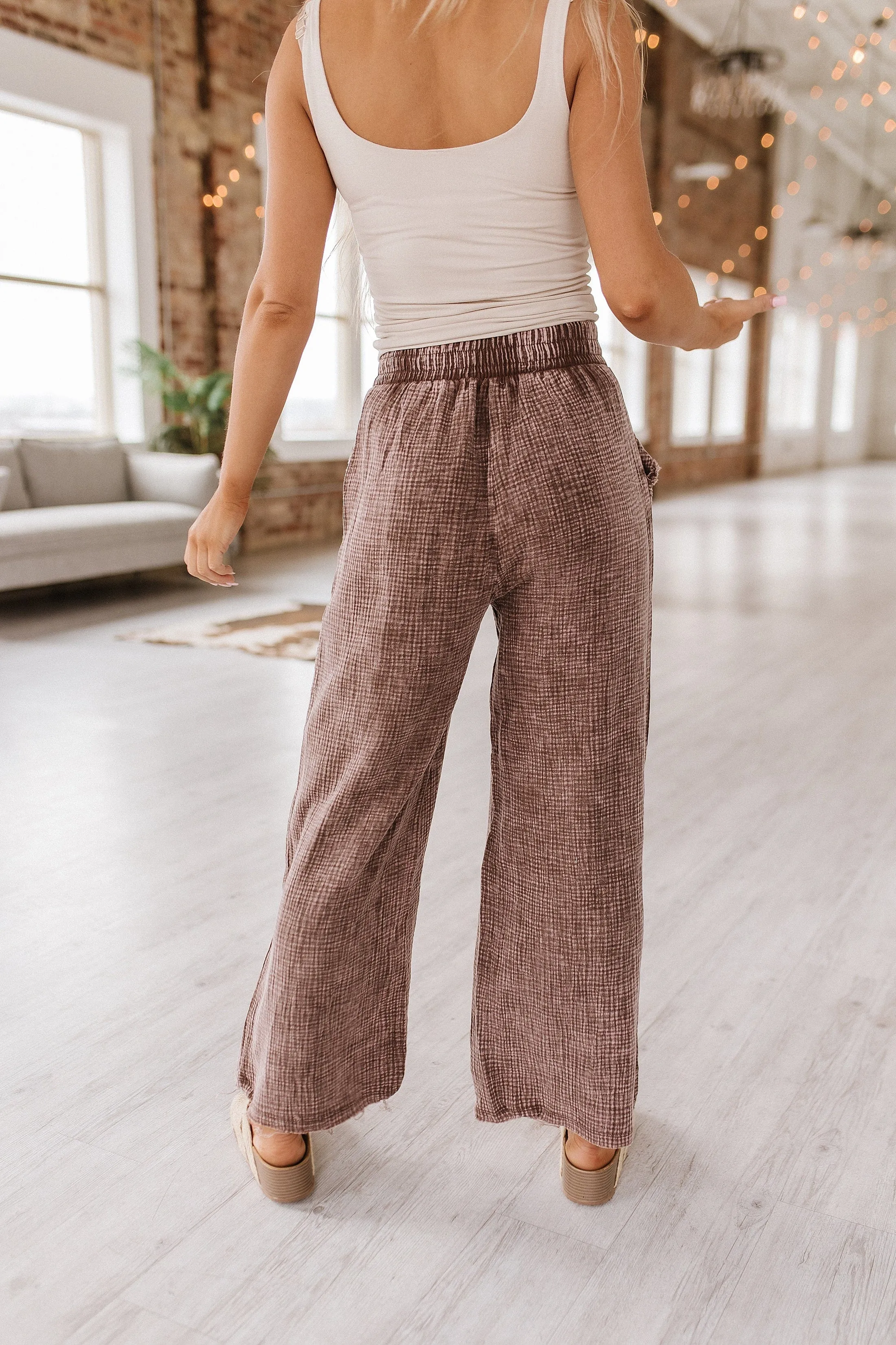 SALE - Janis Double Layered Gause Pants