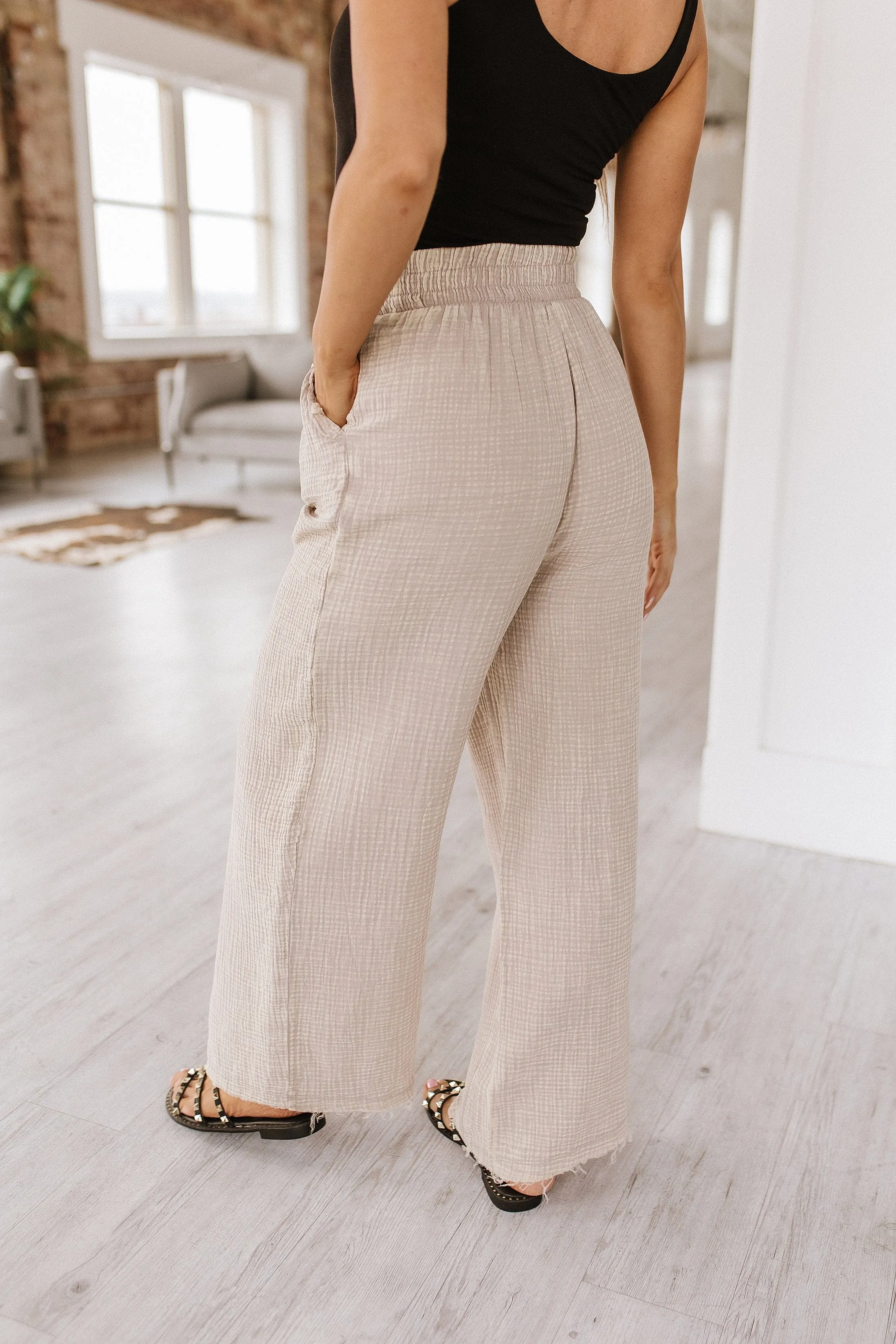 SALE - Janis Double Layered Gause Pants