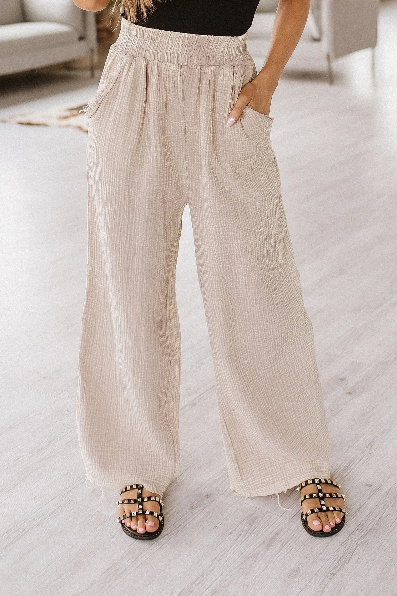 SALE - Janis Double Layered Gause Pants