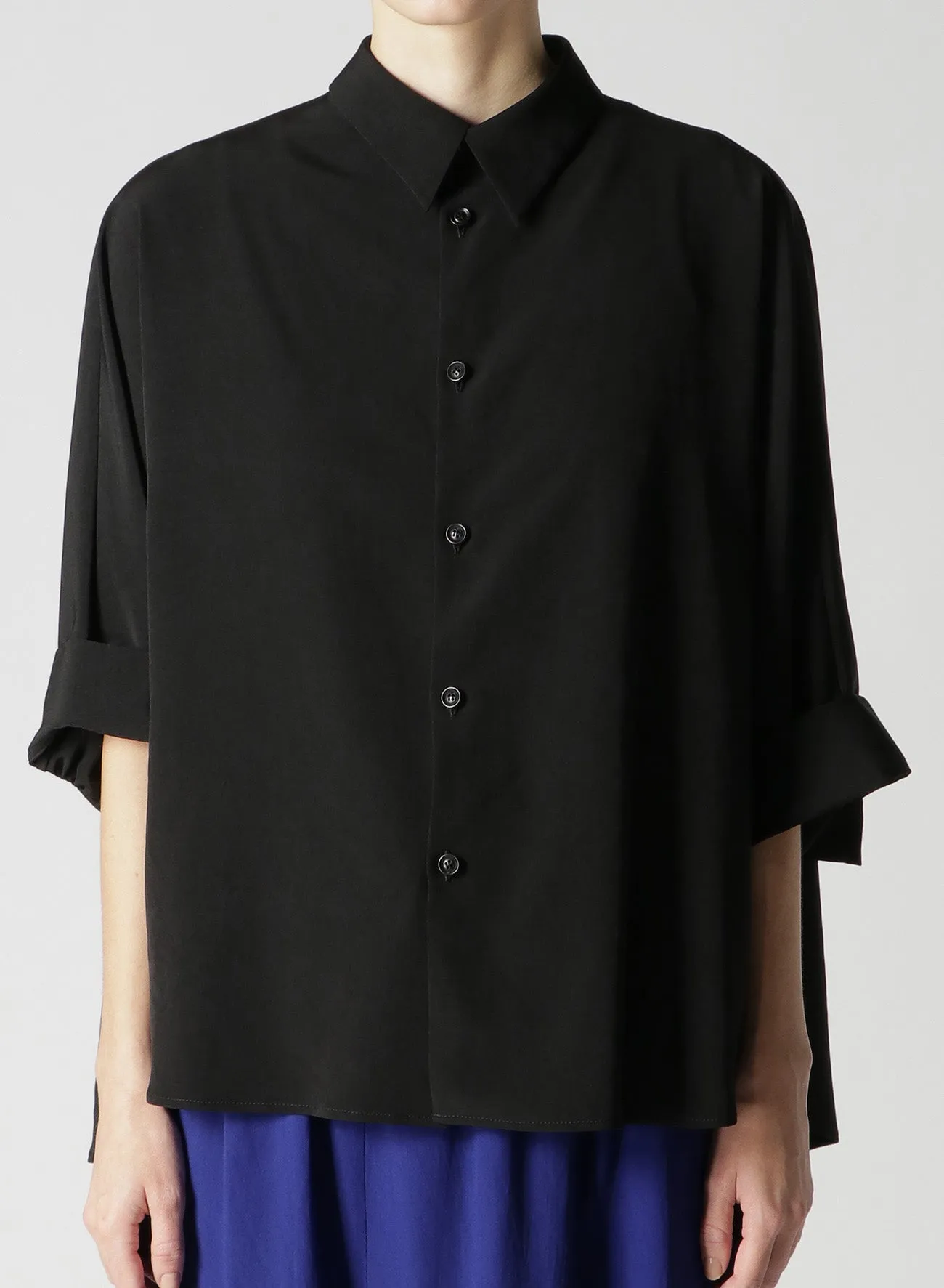 SHORT SLEEVE CAPE-SHIRT