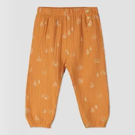 Smithie pants in pumpkin tents print