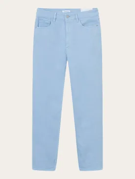 STELLA tapered Twill Pants - Airy Blue