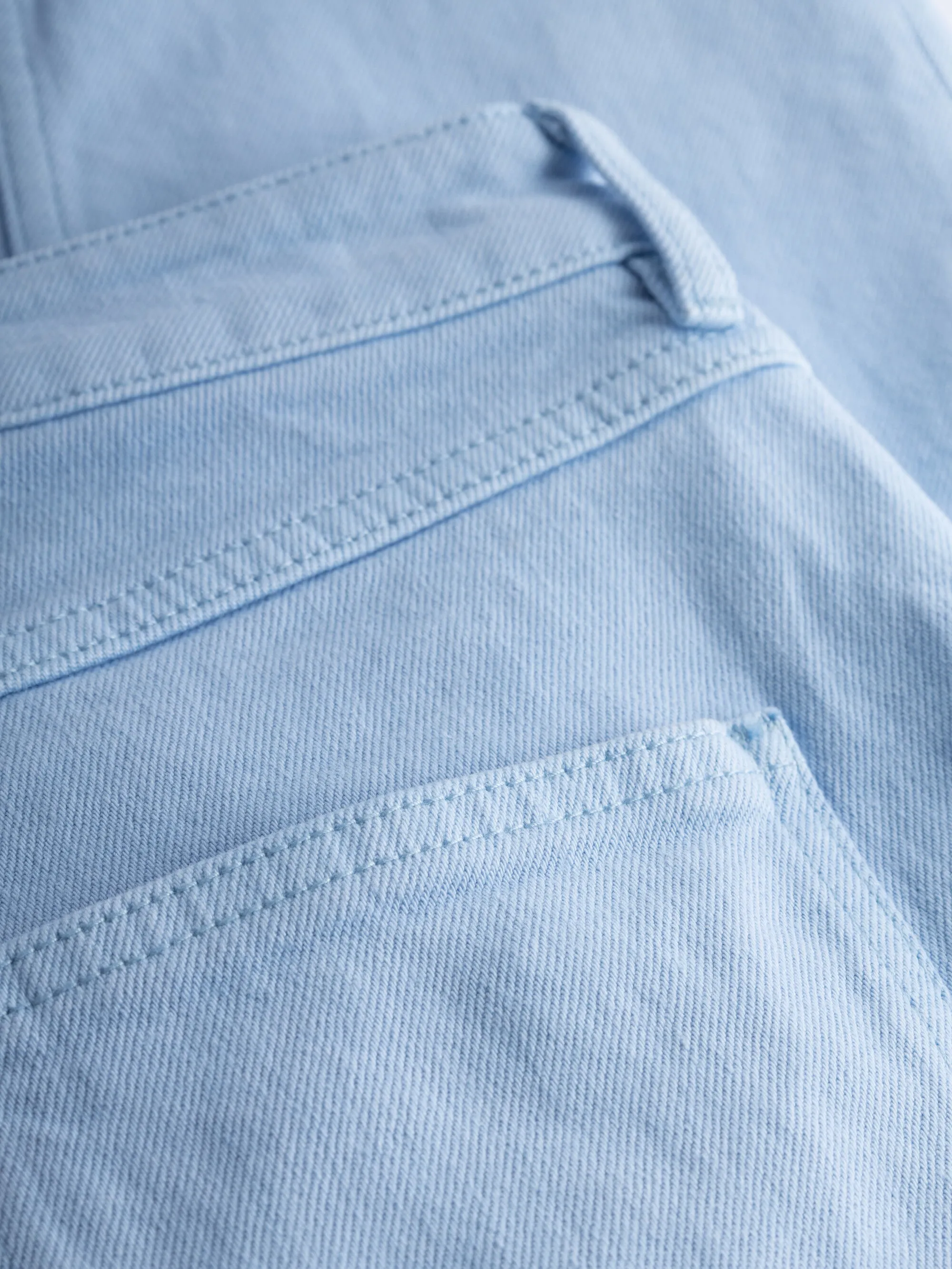 STELLA tapered Twill Pants - Airy Blue