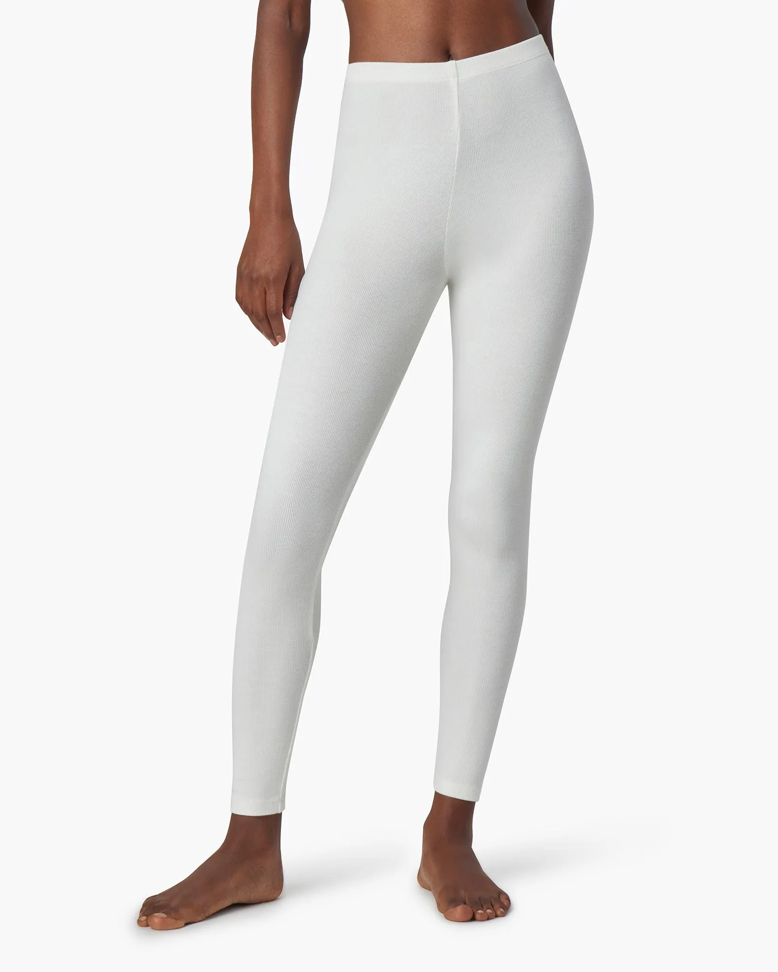 Super Rib Legging - Ivory