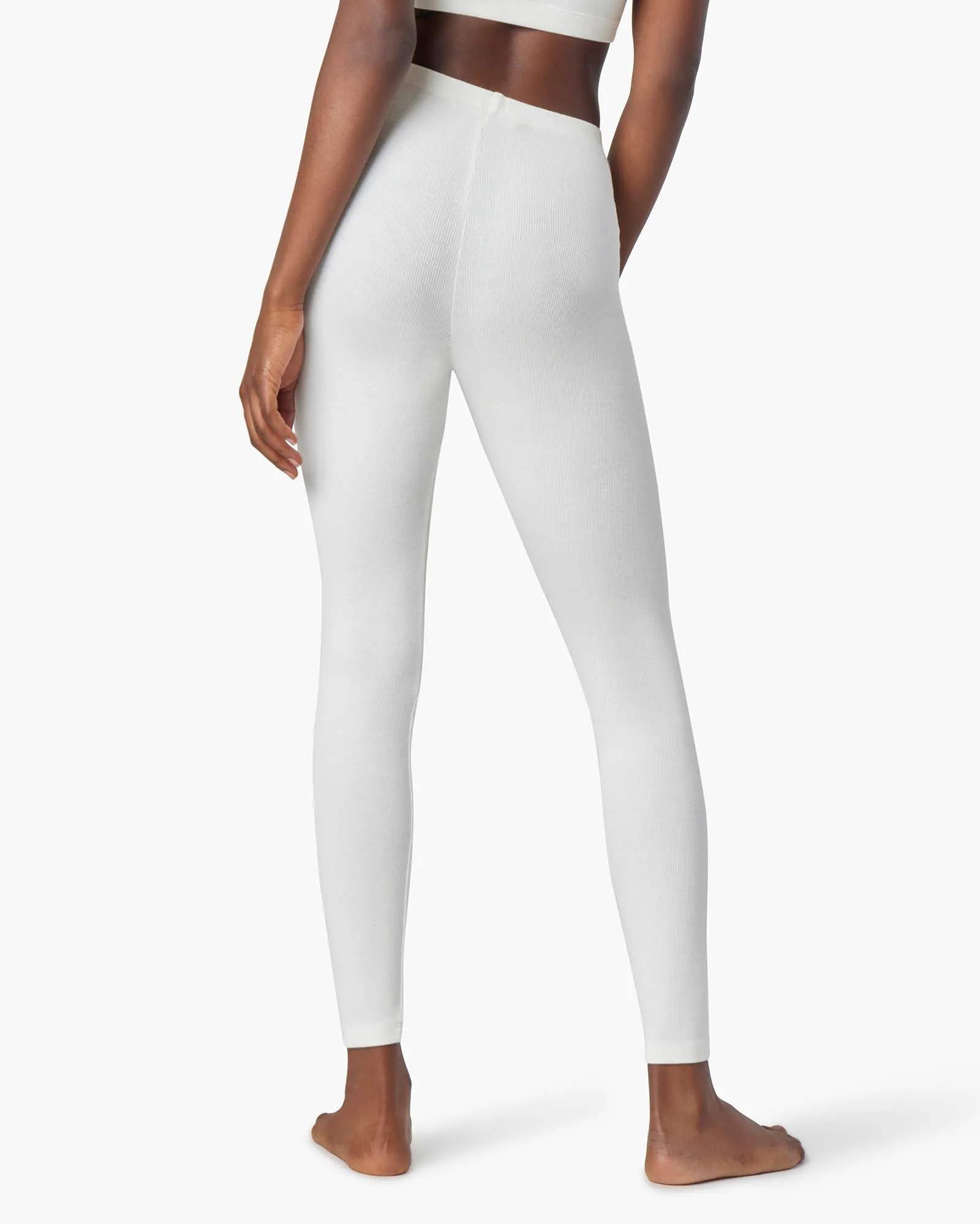 Super Rib Legging - Ivory