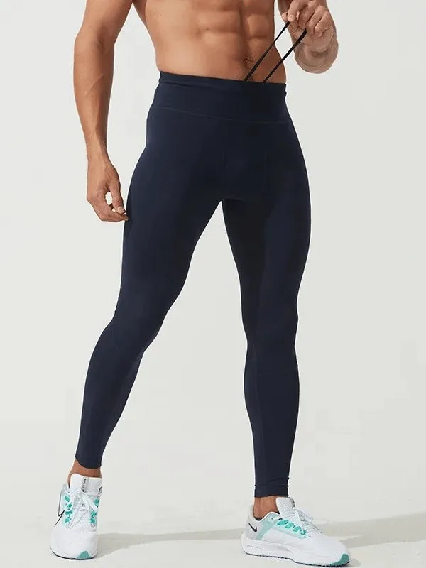 Tight Sporty Men's Leggings with Back Pocket - SF1885