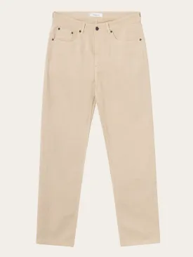 TIM 5-pocket canvas relaxed fit pant - Safari