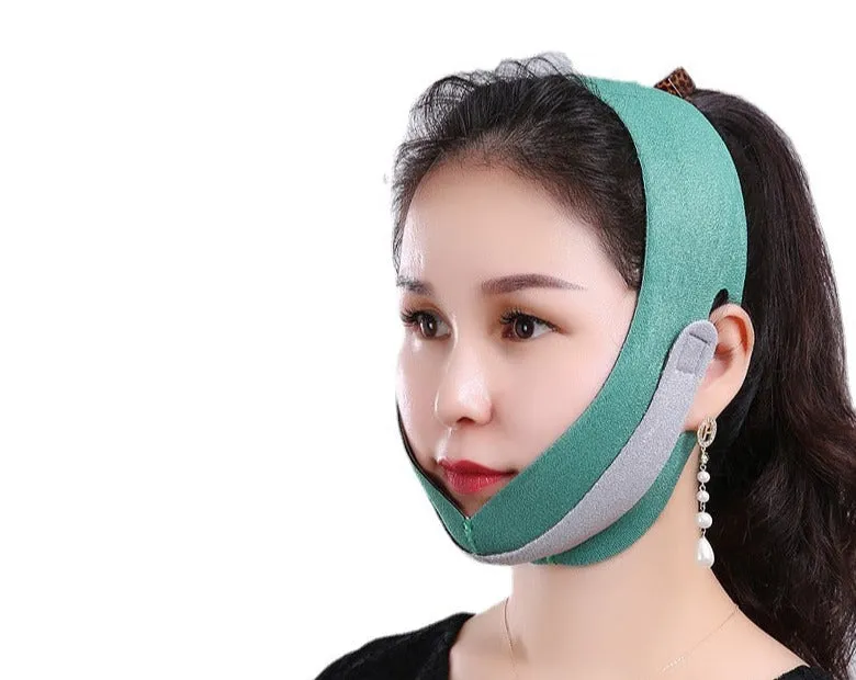 V-face mask sleep bandage to remove nasolabial folds, lift face, tighten and shape double chin, anti-sagging mask