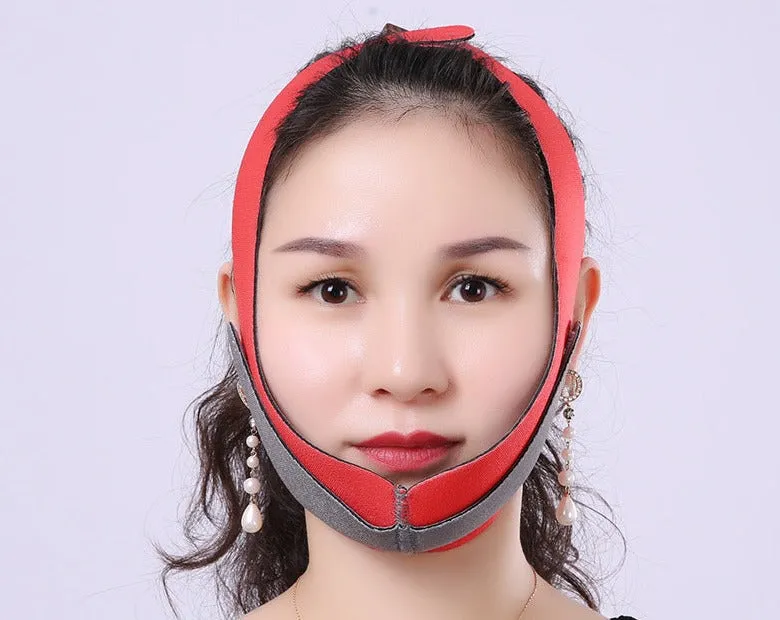 V-face mask sleep bandage to remove nasolabial folds, lift face, tighten and shape double chin, anti-sagging mask