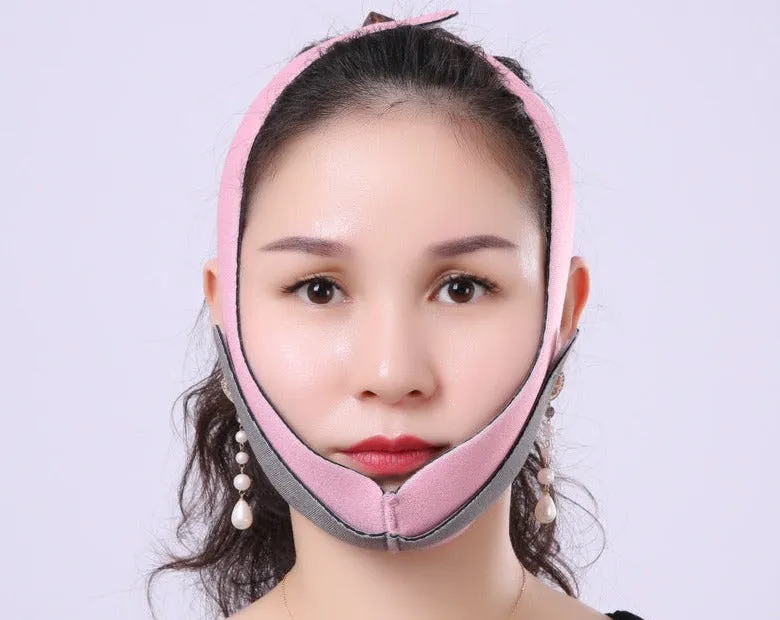 V-face mask sleep bandage to remove nasolabial folds, lift face, tighten and shape double chin, anti-sagging mask