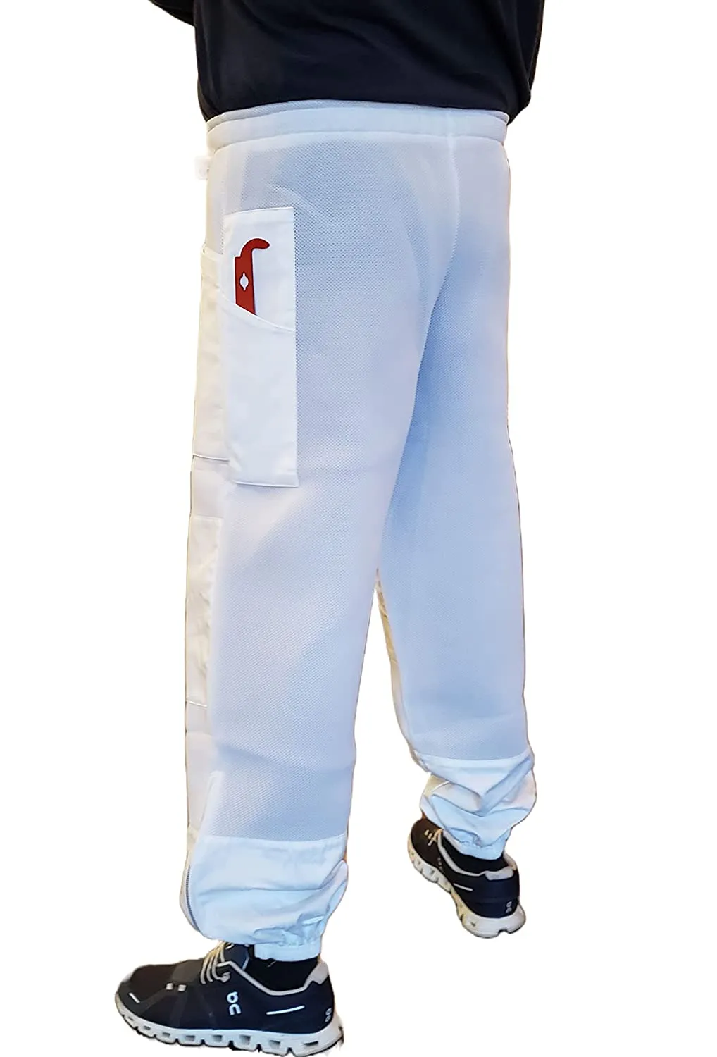 Ventilated  Beekeeper Pants for Protection During Bee Hive Maintenance