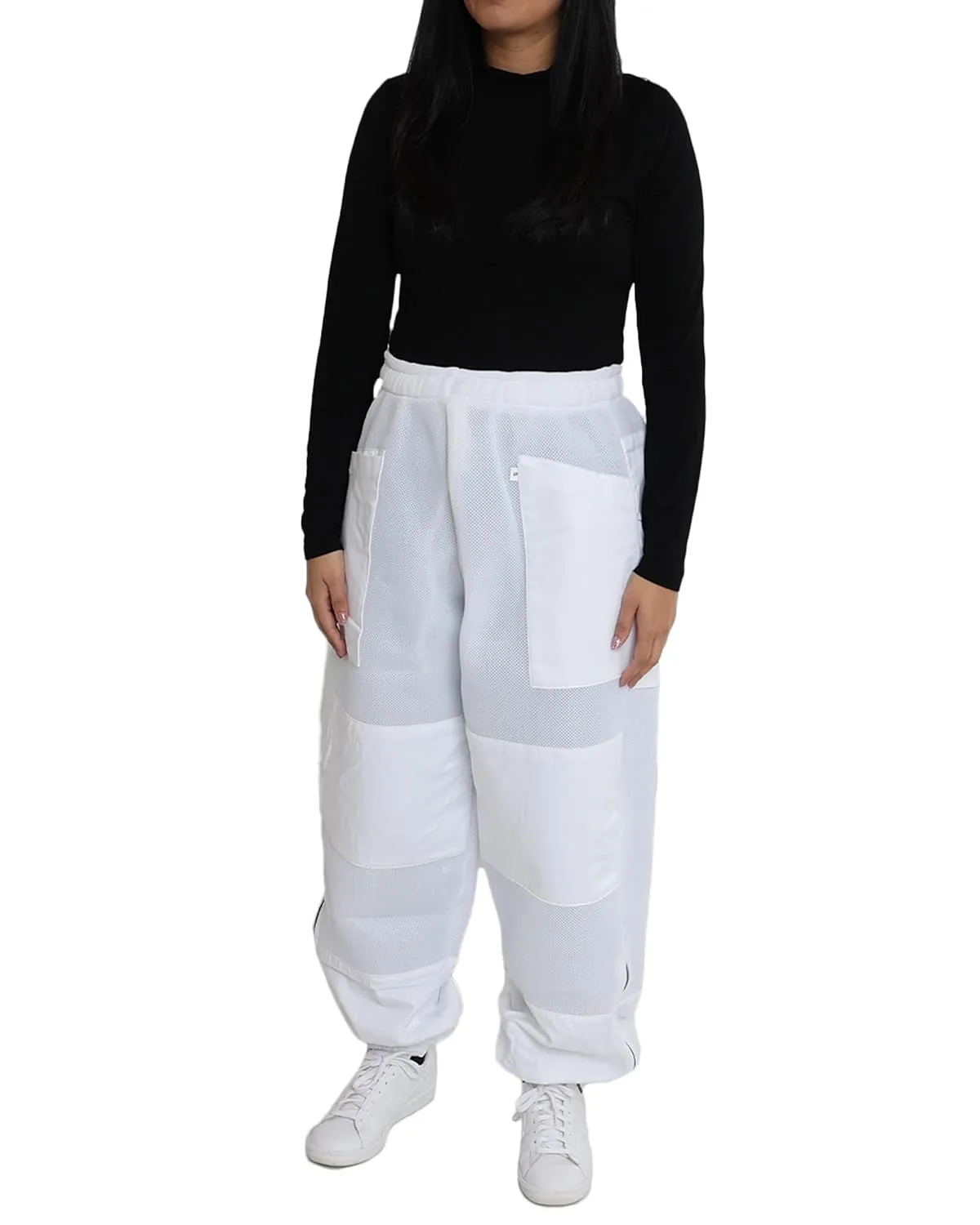 Ventilated  Beekeeper Pants for Protection During Bee Hive Maintenance