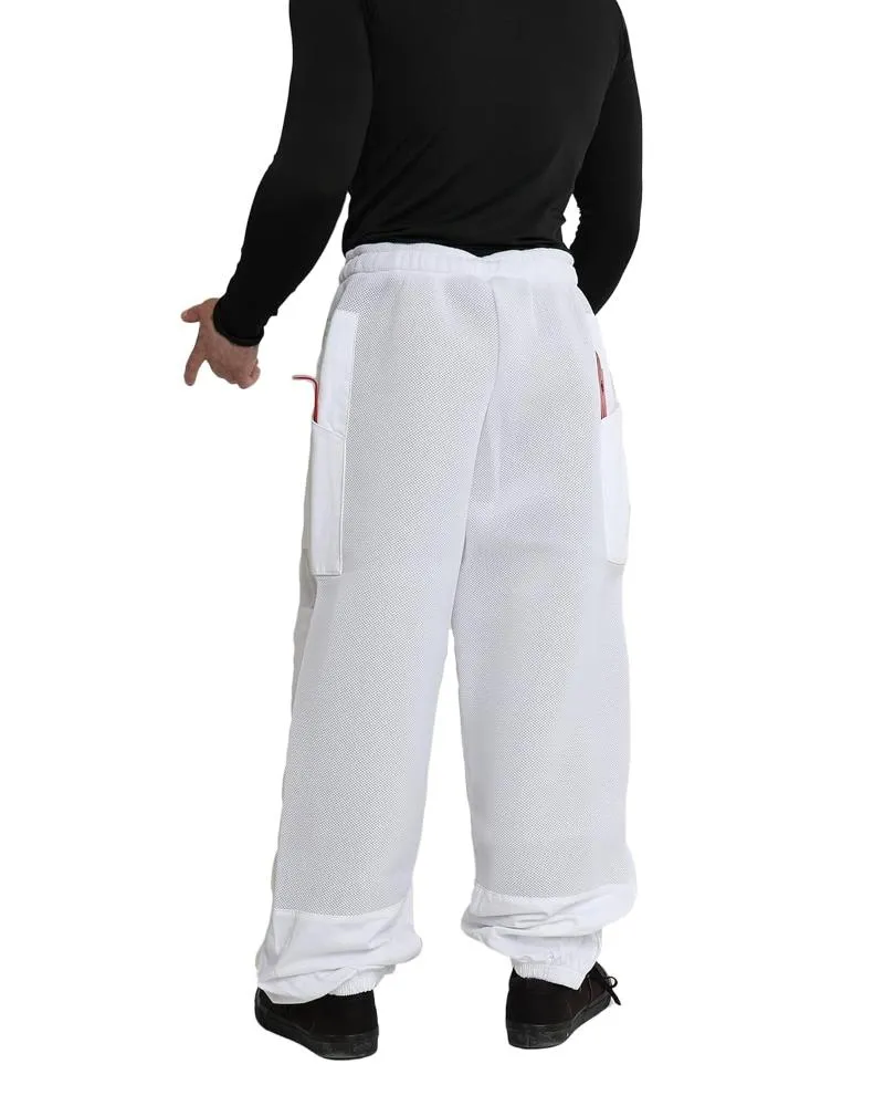 Ventilated  Beekeeper Pants for Protection During Bee Hive Maintenance