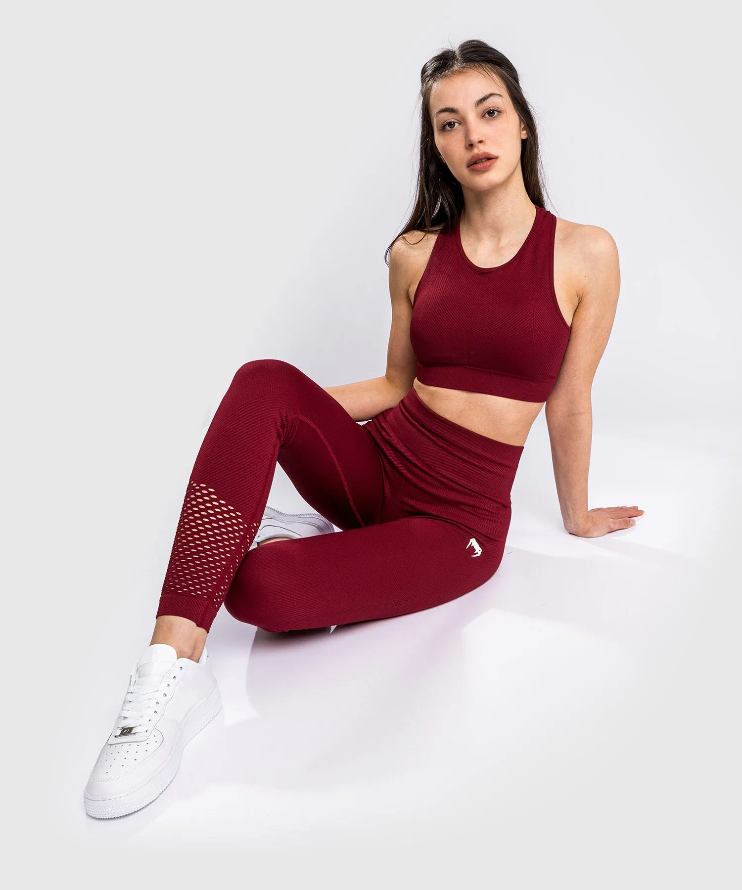 Venum Sparring Seamless Sports Bra - For Women - Burgundy